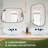 Irregular Wall Mirror - Decorative Tempered Glass Mirror With Aviation Aluminum Alloy Frame For Bathroom, Bedroom, Living Room, Entryway, Cloakroom-304668403-304668396