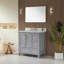 Ensemble de meuble-lavabo autoportant 36 po avec 2 poignées entièrement assemblé