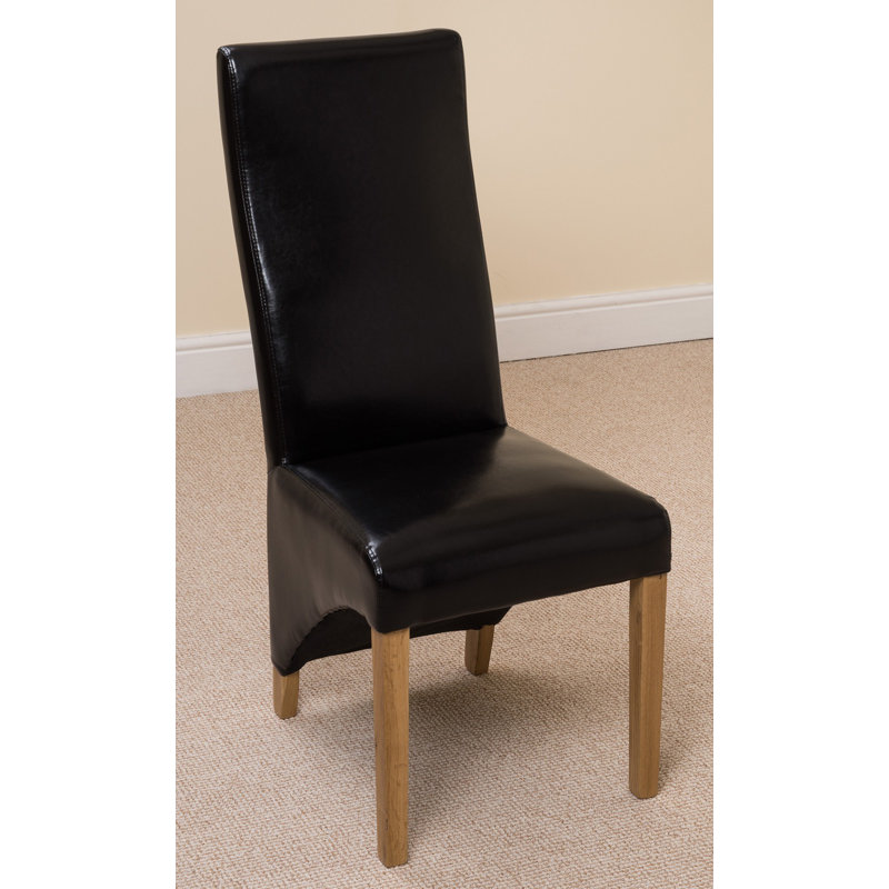 48cm H Upholstered Side Chair, Black