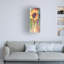 Art mural sur toile tendue - Annelein Beukenkamp «Rays Of Sun» pour décoration de salon, de chambre à coucher ou de bureau - 10 x 24-30399176