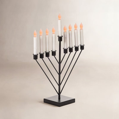Chabad 9-Branch Electric Chanukah Menorah
