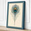 Peacock Feather Study Botanical - Wrapped Canvas-1605009231-1605009237