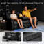 Canapé inclinable de 72,8 po avec causeuse, canapé inclinable manuel avec console, prise de courant CA et ports USB-A / USB-C, canapé VR pour salon et cinéma maison avec porte-gobelets-959284821