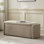 Banc avec repose-pieds Stana