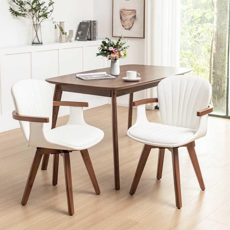 Karez Upholstered Dining Chair, White