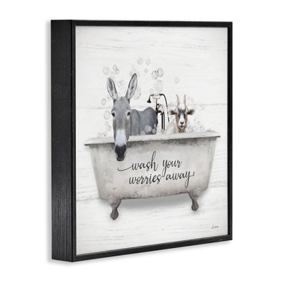 «Wash Worries Away», estampe numérique par Lori Deiter