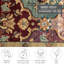 Hartshorne Machine Woven Brown/Cream/Red Indoor Rug-85038704