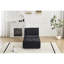 Mousse à mémoire de forme longue pour le salon en tissu velours côtelé, pour animaux de compagnie, sans assemblage, mobile, rembourrage élevé, combinaison personnalisable, tissu pour animaux de compagnie noir pour la chambre, noir, facile à déplacer-10210315