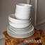 over&back Coupe 16-Piece Semi Hand-Finished Stoneware Dinnerware Set, Service for 4-99305505