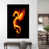 Black Floater Framed