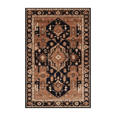 Machine Washable Persian Brown Area Rug