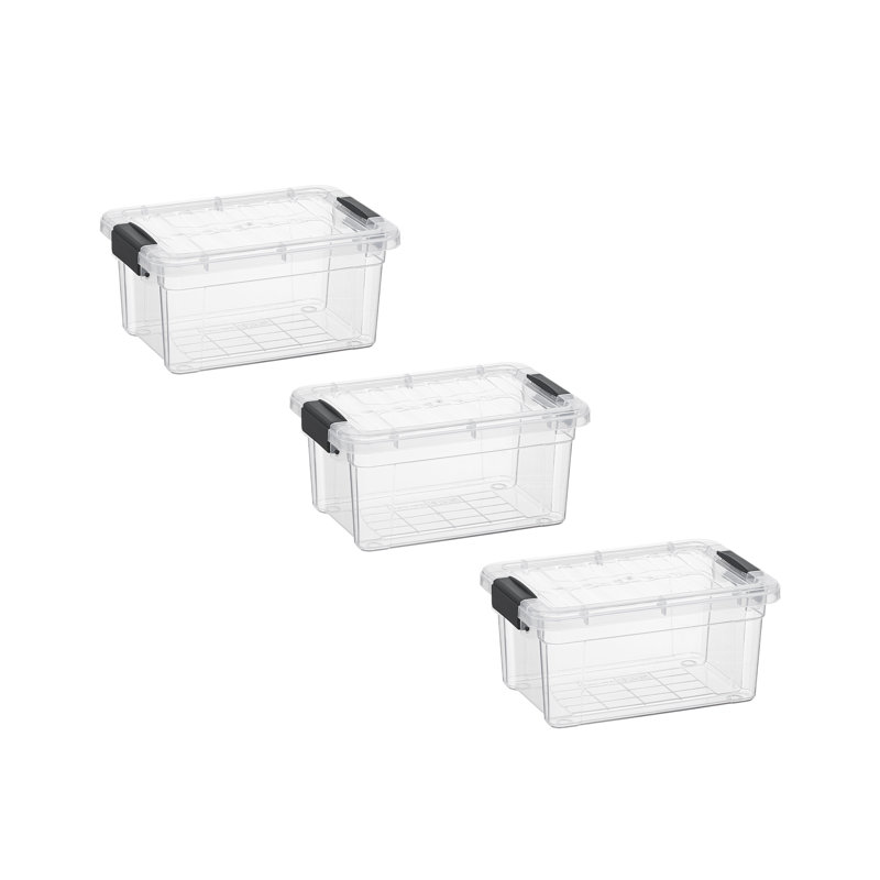  X Mini Storage Container Plastic Crayon Box Stackable Clear Arts and Sewing Organizer, 1.05 Quart, 12 Pack, 1.05 Qt.
