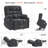 26'' Seat Width Dual Motor Power Recliner Lift Chair with Dual Heating, Infinite Position, Fabric Upholstered-1430358267