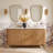 Nova 66" Marble Top Double Sink Vanity