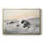 Toile avec cadre flottant or