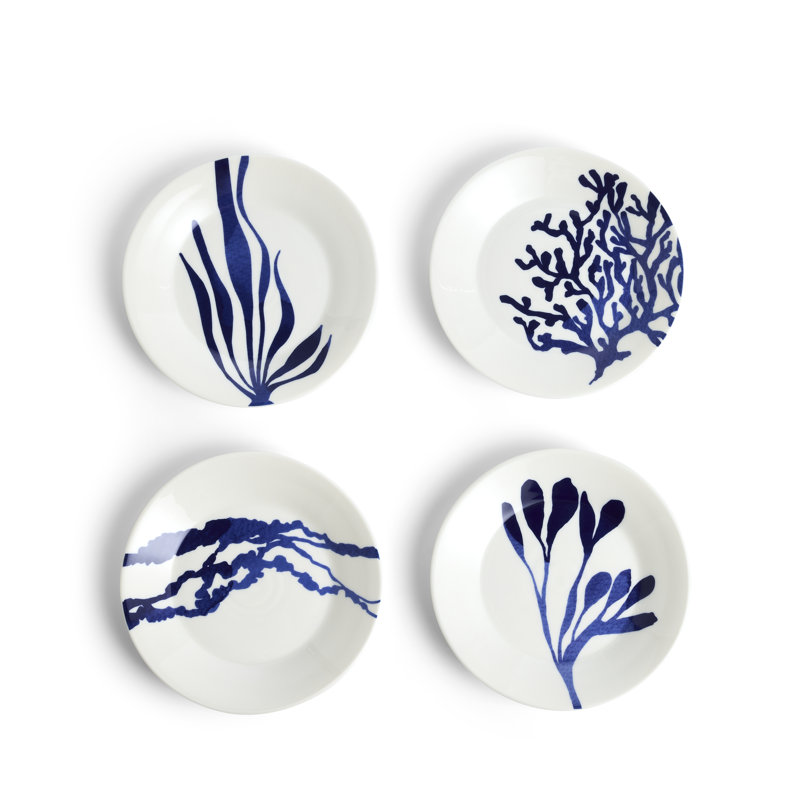 Royal Doulton 1815 Pacific Plate 6.3in 2025 Mixed Patterns, Set of 4