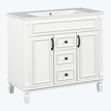Dimassino 35.90'' Single Bathroom Vanity with Resin Top
