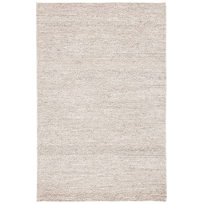 Danie Natural Area Rug in Gray/Ivory, Rectangle 6' x 8'