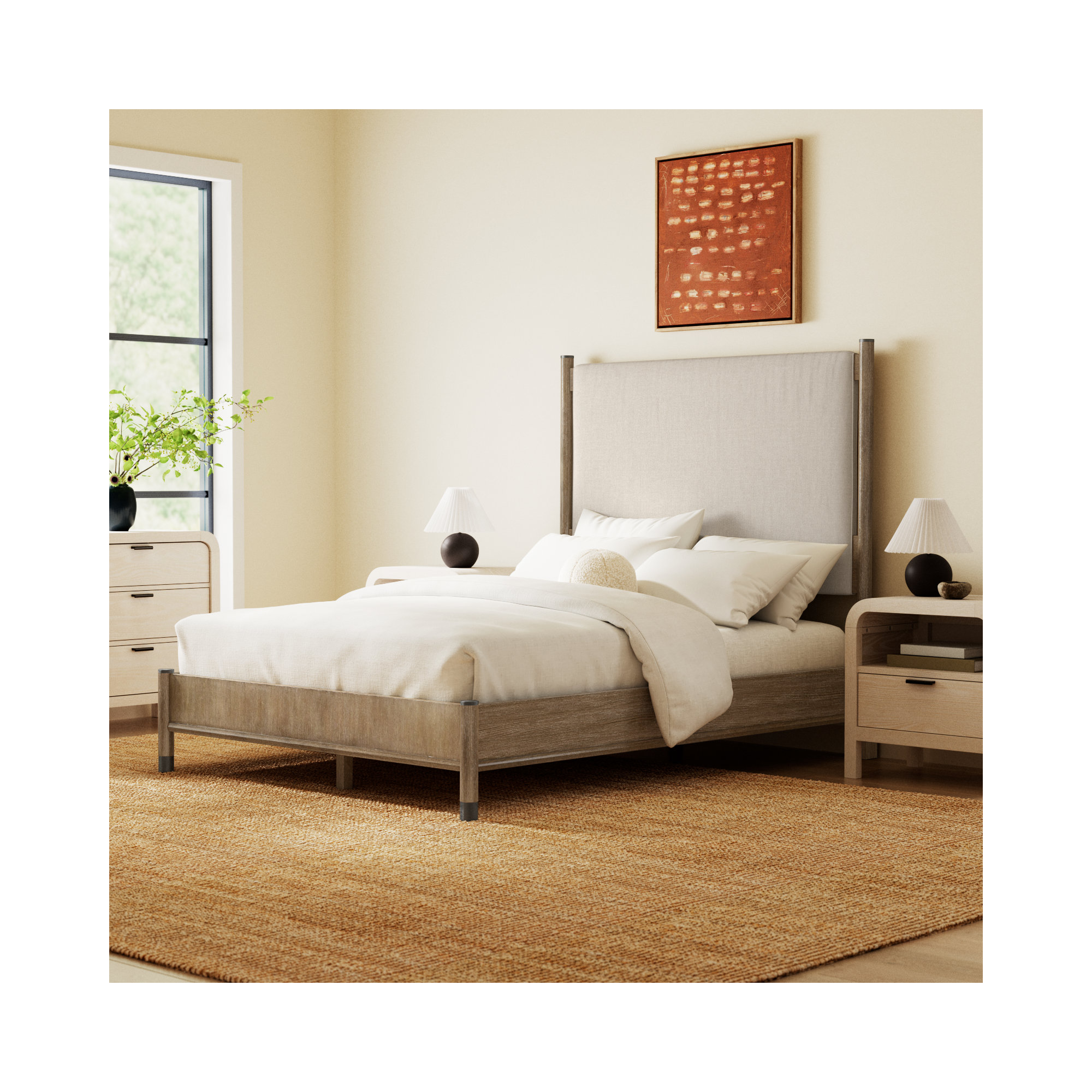 Affinity Upholstered Bed, Queen
