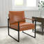 Faux Leather Armchair-1877580780