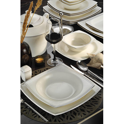 Piece Bone China Dinnerware Set - Service for 12