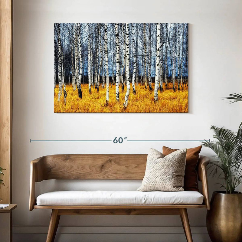Harnek Birch Trees In Fall, 30" H x 45" W