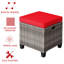Repose-pieds avec coussin Costway