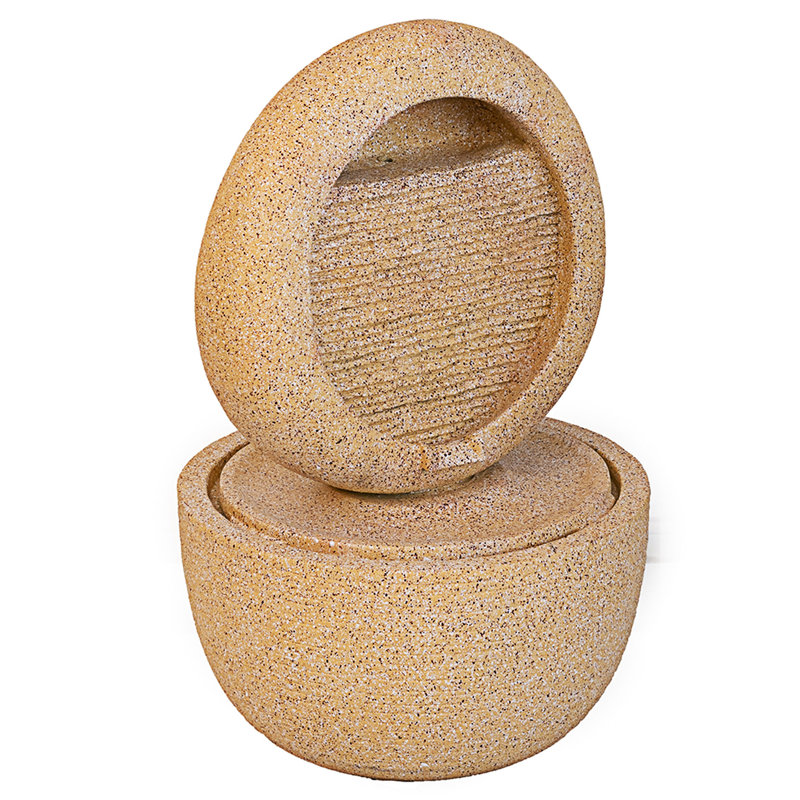 Cement Round Water Fountain With Pump