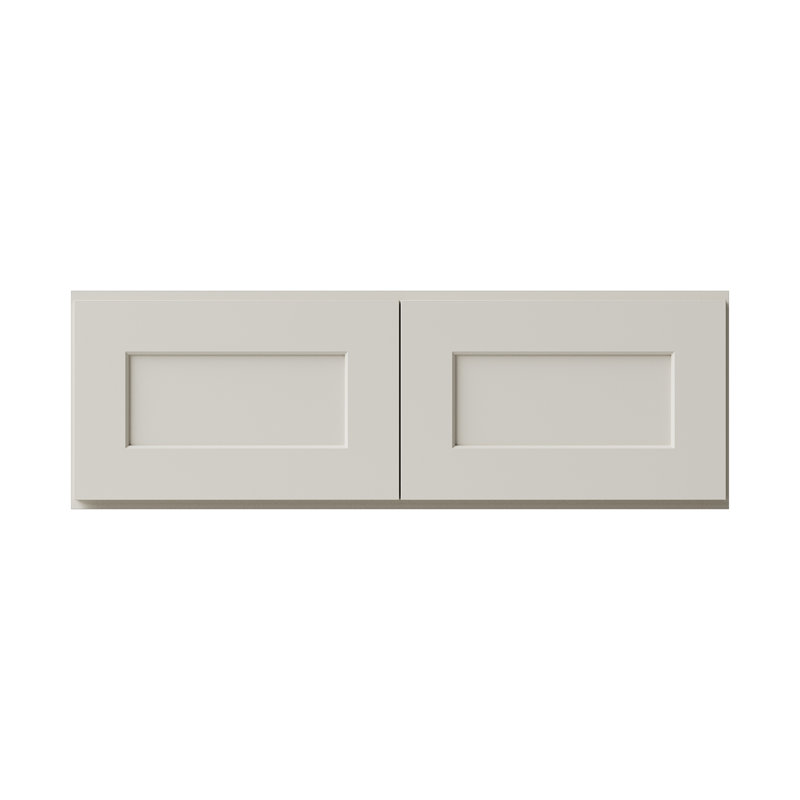 Armoire de cuisine en bois massif prête à assembler, H 24 po x l 36 po x P 24 po, Crème Shaker