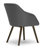 Ensminger 18.5'' H Faux Leather Upholstered Armchair