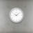 QXA137SLH Wall Clock, Silver-Tone