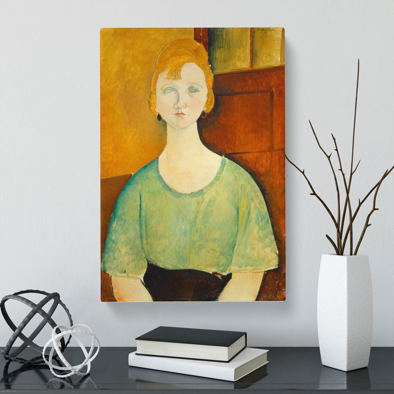 Portrait Of A Girl Vol.5 by Amedeo Modigliani - Wrapped Canvas, 60cm H x 40cm W x 3cm D