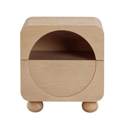 Moonrise Natural Ash Nightstand by Ebern Designs