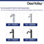 DeerValley 397mm White Ceramic Oval Countertop Basin Bathroom Sink