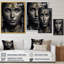 Magnifique portrait bohémien doré rétro sur toile-883985041-883985046
