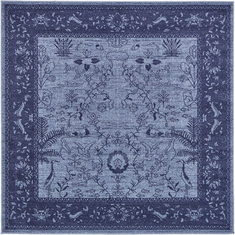 Amika Oriental Indoor Rug, Square 8'
