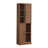 Versatile Storage Cabinet With Adjustable Shelves And Brown Finish For Organized Living And Space Efficiency