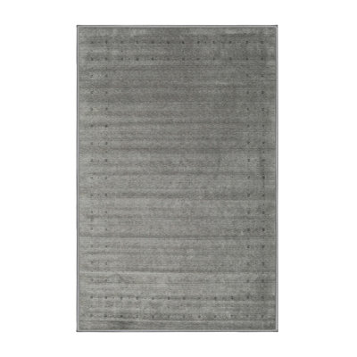 Tapis noir/gris