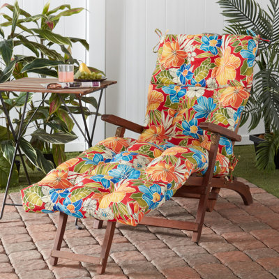 Shipton Outdoor Tufted Chaise Lounge Cushion