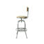 Menara Swivel Adjustable Height Counter Stool with Metal Frame