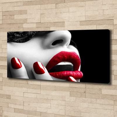 Lace Mask 1 Piece Wall Art on Canvas