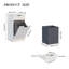 Tilt-Out Laundry Hamper Cabinet With Drawer,Laundry Storage Basket For Bathroom-1168313334