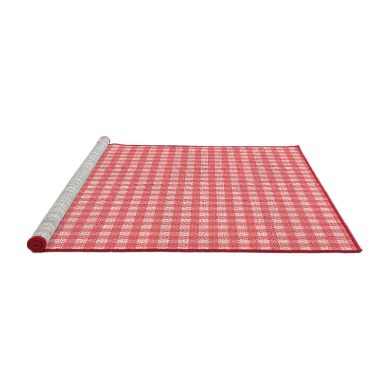 Tapis 100% à motifs lavables à la machine 2989 Pat692-RD, Rond 8 pi
