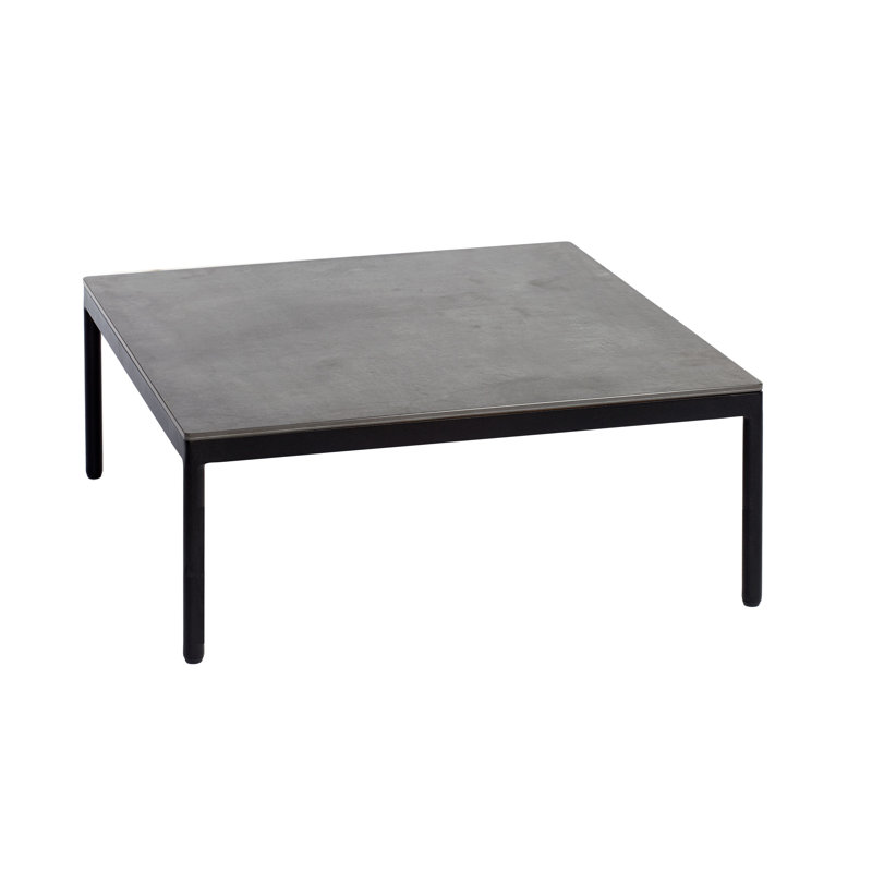Table basse à accoudoirs, Céramique anthracite, Anthracite, 14.3"