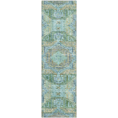 Premium Machine Washable Alaina AMF1929 Global Rug