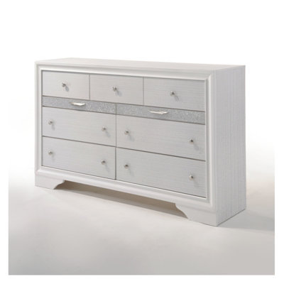 Naima White Finish Dresser