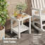 Ensemble de 2 chaises Adirondack berçantes Hdpe-277106283