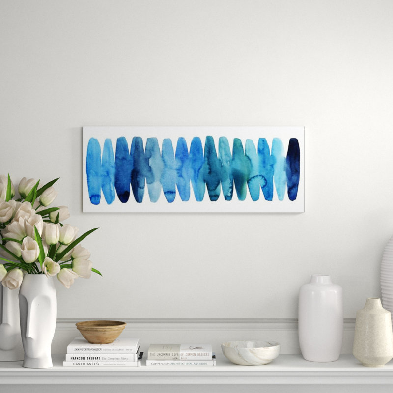 Stay Calm Print by Guseul Park, Glass Coat, 13" H x 36" W x 1.5" D