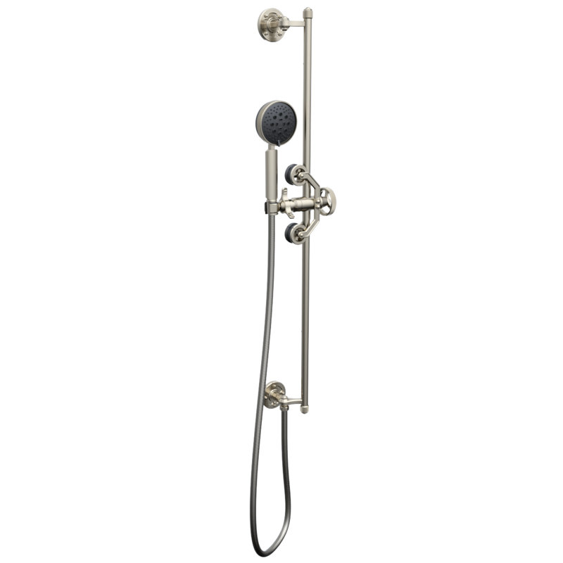 Argonaut Slide Bar Hand Shower, Polished Nickel