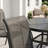 4-Person Round Patio Dining Set With Stackable Textilene Chairs-1029790158